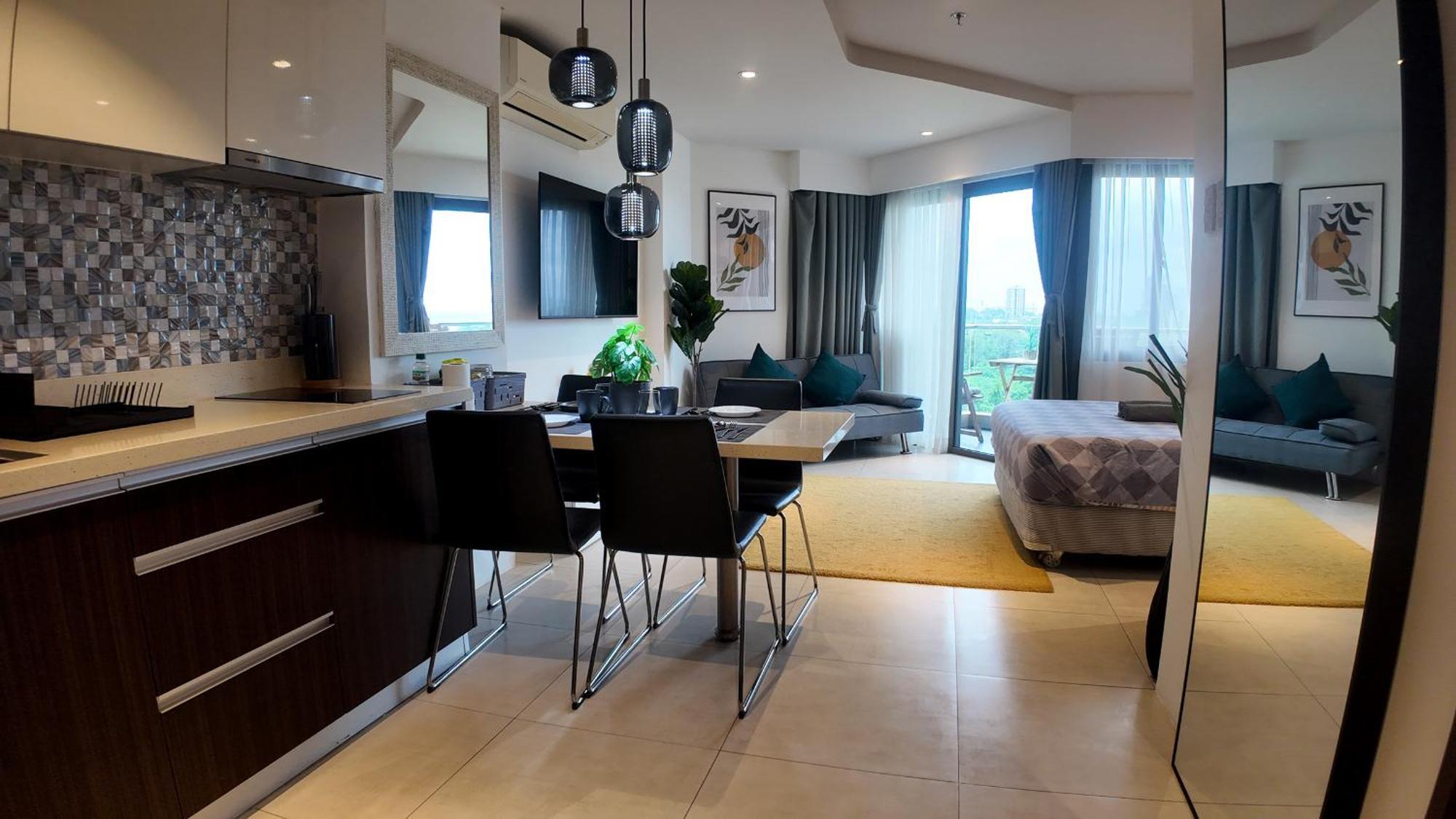Dominiks Stylish Resort Gem Ocean View Pool Queen Bed At Tambuli 8 Floor Fast Wifi Lapu-Lapu City Kültér fotó